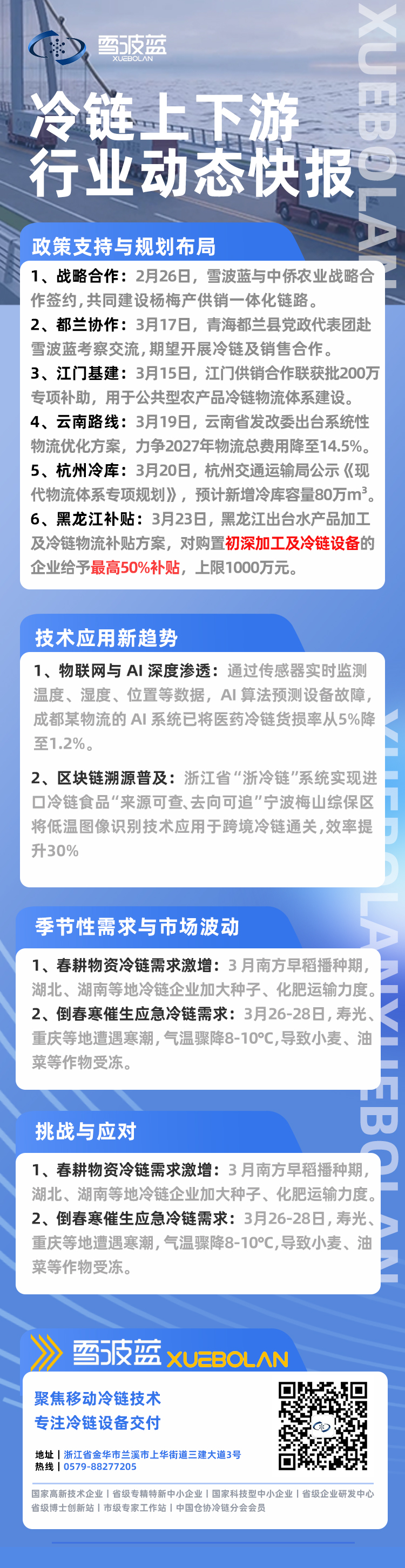 冷鏈上下游行業(yè)快報(bào)4.8